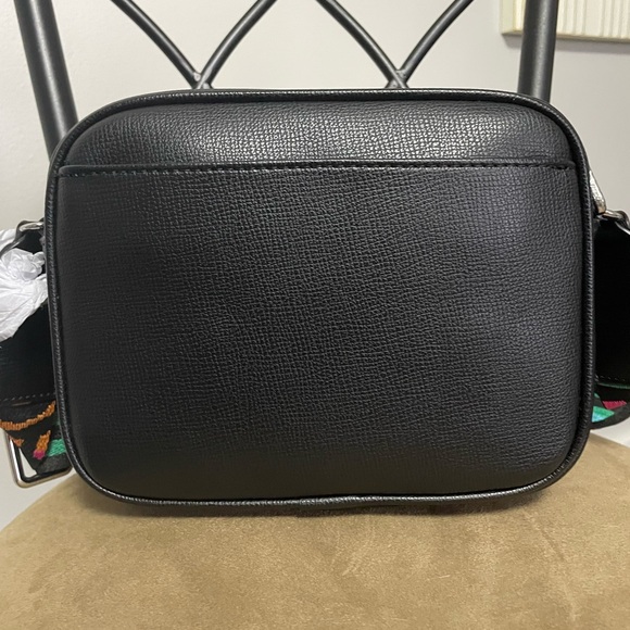 Karl Lagerfeld Black Crossbody with Multicolor Letters & Multicolor Strap - Picture 5 of 6